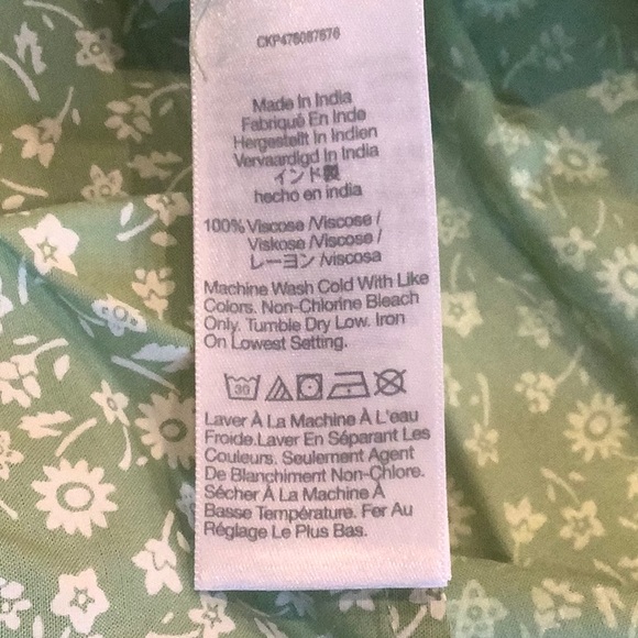 NWT Madewell V-Neck Button Front Dress - Picture 5 of 8